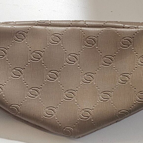 BEBE Taupe Faux Leather Fanny Pack Purse Body Bag "Alana" Crossbody - Picture 4 of 7